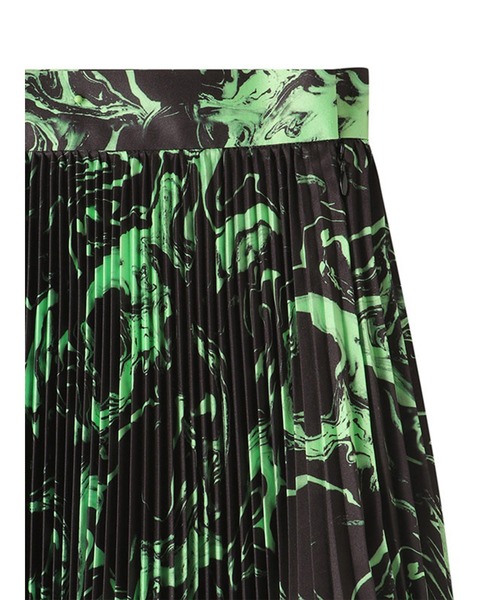 MECRE（メクル）の「アートプリントランダムヘムプリーツスカート（スカート・レディース・ピンク/グリーン・S/M）」の12枚目の写真