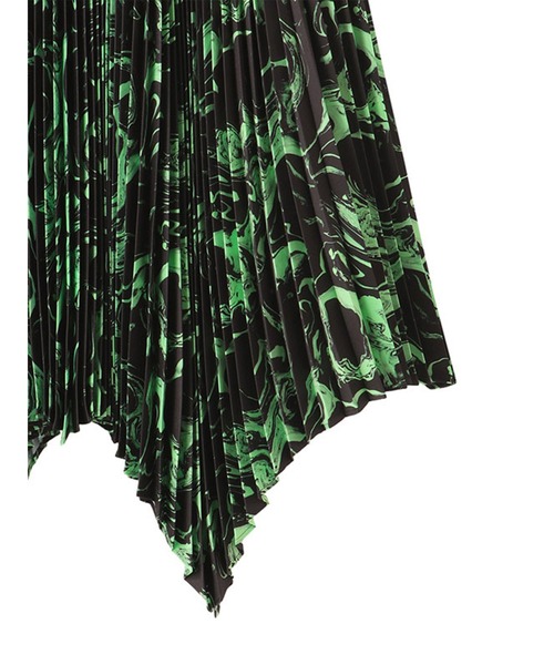 MECRE（メクル）の「アートプリントランダムヘムプリーツスカート（スカート・レディース・ピンク/グリーン・S/M）」の13枚目の写真