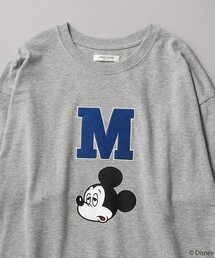 FREAK'S STORE | ▽【WEB限定】DISNEY(ディズニー)　ミッキーマウス/別注MワッペンTシャツ(Tシャツ/カットソー)