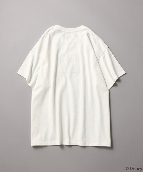 FREAK'S STORE（フリークスストア）の「【WEB限定】DISNEY(ディズニー)　ミッキーマウス/別注MワッペンTシャツ（Tシャツ/カットソー・レディース・グリーン/オフホワイト/ブラック/グレー・ﾌﾘ-）」の20枚目の写真