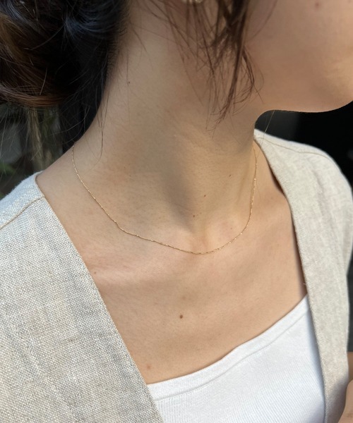 SHENERY(シーナリー)の「【WEB限定】シンプルチェーンネックレス(ネックレス・レディース・シルバー/ゴールド・FREE)」の7枚目の写真