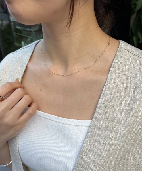 SHENERY(シーナリー)の「【WEB限定】シンプルチェーンネックレス(ネックレス・レディース・シルバー/ゴールド・FREE)」の9枚目の写真