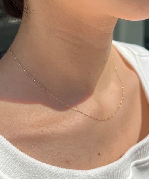 SHENERY(シーナリー)の「【WEB限定】シンプルチェーンネックレス(ネックレス・レディース・シルバー/ゴールド・FREE)」の17枚目の写真