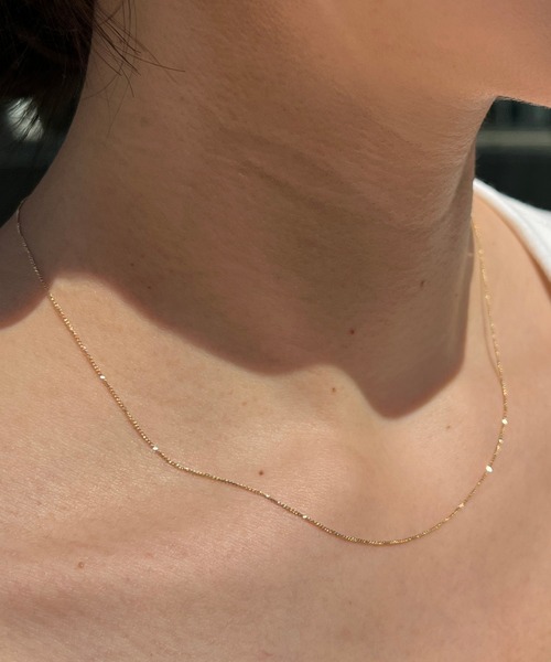 SHENERY(シーナリー)の「【WEB限定】シンプルチェーンネックレス(ネックレス・レディース・シルバー/ゴールド・FREE)」の16枚目の写真