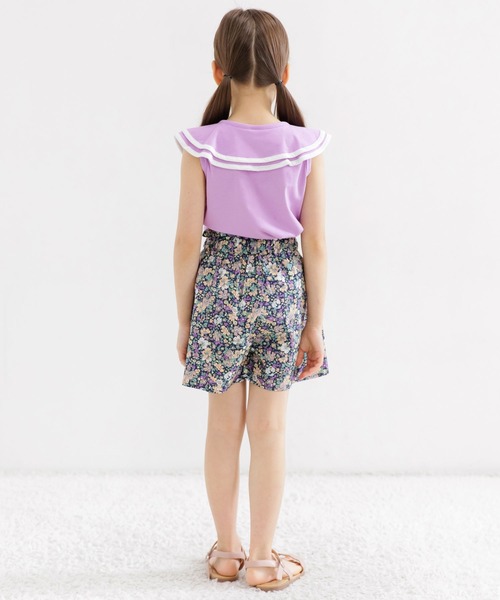 Bee des Bee（ビーデスビー）の「ノースリーブセーラー風トップス（タンクトップ・キッズ・サックスブルー/ミント/ラベンダー・110cm/100cm/120cm/130cm/140cm/150cm）」の5枚目の写真