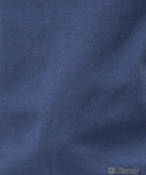 coen（コーエン）の「コーエン別注Disney（ディズニー）Mickey抜染プリントＴシャツ（Tシャツ/カットソー・レディース・ブラック/ネイビー・LARGE/MEDIUM）」の4枚目の写真