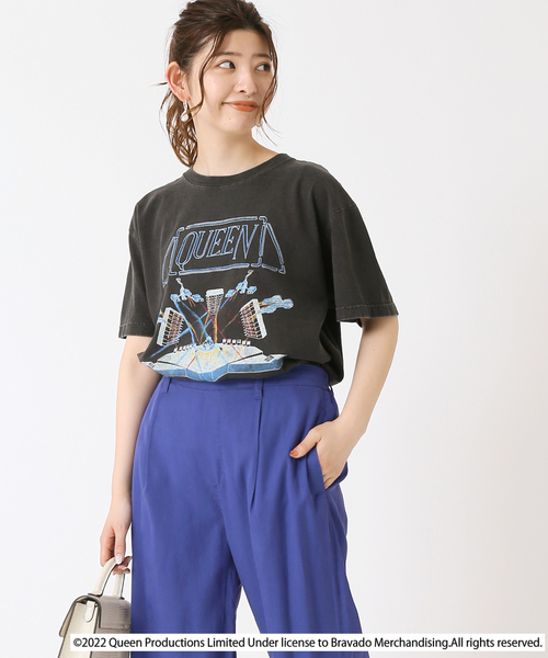 B.C STOCK（ベーセーストック）の「【GOOD ROCK SPEED/グッドロックスピード】QUEEN TEE（Tシャツ/カットソー・レディース・ブラック/ブルー/ブラック系その他/ホワイト・FREE）」の5枚目の写真
