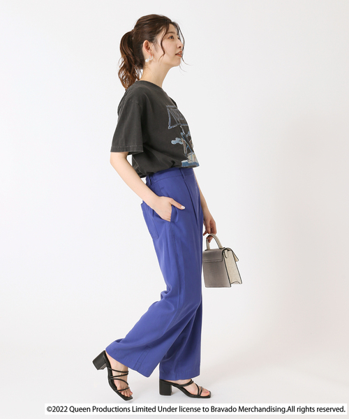 B.C STOCK（ベーセーストック）の「【GOOD ROCK SPEED/グッドロックスピード】QUEEN TEE（Tシャツ/カットソー・レディース・ブラック/ブルー/ブラック系その他/ホワイト・FREE）」の9枚目の写真