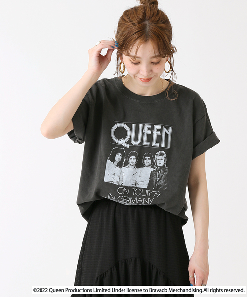 B.C STOCK（ベーセーストック）の「【GOOD ROCK SPEED/グッドロックスピード】QUEEN TEE（Tシャツ/カットソー・レディース・ブラック/ブルー/ブラック系その他/ホワイト・FREE）」の10枚目の写真