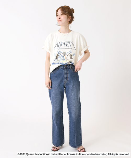 B.C STOCK（ベーセーストック）の「【GOOD ROCK SPEED/グッドロックスピード】QUEEN TEE（Tシャツ/カットソー・レディース・ブラック/ブルー/ブラック系その他/ホワイト・FREE）」の16枚目の写真