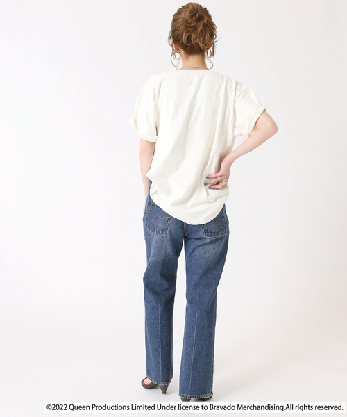 B.C STOCK（ベーセーストック）の「【GOOD ROCK SPEED/グッドロックスピード】QUEEN TEE（Tシャツ/カットソー・レディース・ブラック/ブルー/ブラック系その他/ホワイト・FREE）」の18枚目の写真