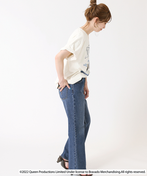 B.C STOCK（ベーセーストック）の「【GOOD ROCK SPEED/グッドロックスピード】QUEEN TEE（Tシャツ/カットソー・レディース・ブラック/ブルー/ブラック系その他/ホワイト・FREE）」の19枚目の写真