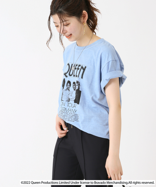 B.C STOCK（ベーセーストック）の「【GOOD ROCK SPEED/グッドロックスピード】QUEEN TEE（Tシャツ/カットソー・レディース・ブラック/ブルー/ブラック系その他/ホワイト・FREE）」の20枚目の写真