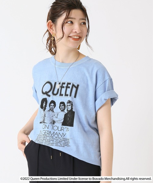 B.C STOCK（ベーセーストック）の「【GOOD ROCK SPEED/グッドロックスピード】QUEEN TEE（Tシャツ/カットソー・レディース・ブラック/ブルー/ブラック系その他/ホワイト・FREE）」の4枚目の写真