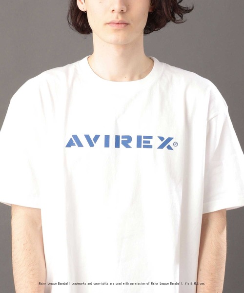 AVIREX（アヴィレックス）の「【MLB×AVIREX】ドジャース Tシャツ/Dodgers T-SHIRT / アヴィレックス / AVIREX（Tシャツ/カットソー・メンズ・ブルー/ホワイト・XX-LARGE/LARGE/X-LARGE/SMALL/MEDIUM）」の5枚目の写真