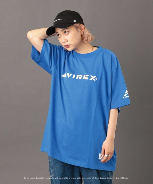 AVIREX（アヴィレックス）の「【MLB×AVIREX】ドジャース Tシャツ/Dodgers T-SHIRT / アヴィレックス / AVIREX（Tシャツ/カットソー・メンズ・ブルー/ホワイト・XX-LARGE/LARGE/X-LARGE/SMALL/MEDIUM）」の3枚目の写真
