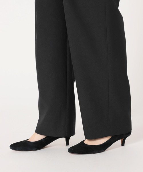 SLOBE IENA（スローブイエナ）の「PL/CO/LIツイルダブルDカンベルトトラウザー（その他パンツ・レディース・ブラック/ブラウン・38/36）」の20枚目の写真