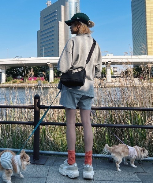 AMAIL(アマイル)の「Relax street setup(ポロシャツ・レディース・ブラック/グレー・FREE)」の18枚目の写真