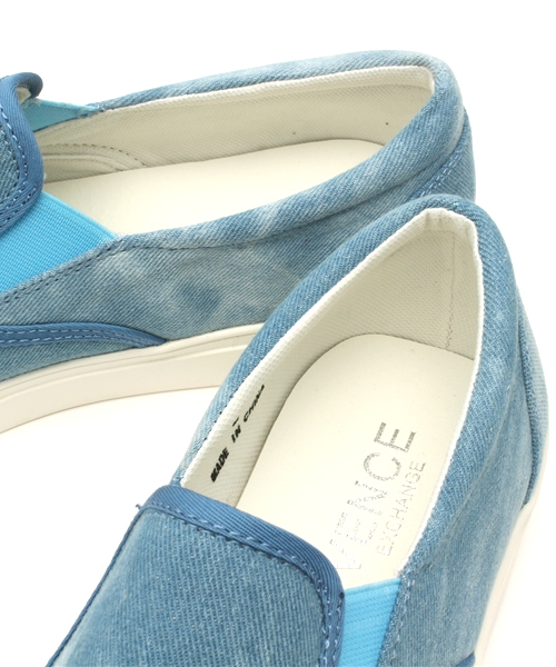 VENCEEXCHANGE（ヴァンスエクスチェンジ）の「デニムスリッポン（スリッポン・メンズ・ダークネイビー・LARGE/MEDIUM）」の7枚目の写真