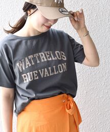 *フレンチロゴカレッジショートTEE◆