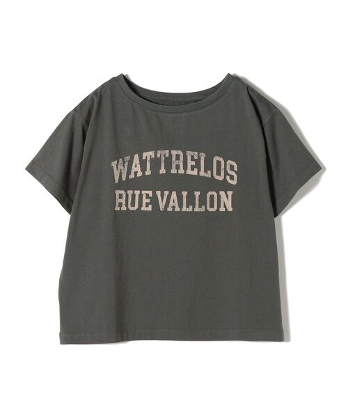 SHIPS(シップス)の「*フレンチロゴカレッジショートTEE◆(Tシャツ/カットソー・レディース・チャコールグレー/ライトホワイト/ミント/ライトオリーブ・ONE SIZE)」の7枚目の写真