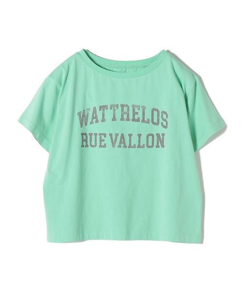 SHIPS(シップス)の「*フレンチロゴカレッジショートTEE◆(Tシャツ/カットソー・レディース・チャコールグレー/ライトホワイト/ミント/ライトオリーブ・ONE SIZE)」の14枚目の写真