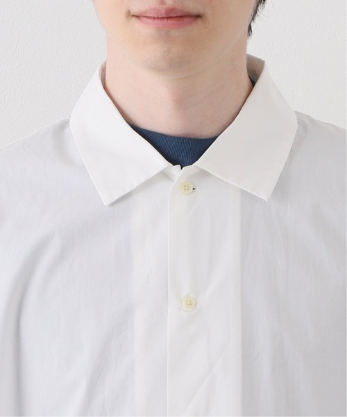 417 EDIFICE（フォーワンセブンエディフィス）の「ライトポプリン タイニーカラーシャツ（シャツ/ブラウス・メンズ・ブラック/ホワイト系その他・MEDIUM/LARGE）」の18枚目の写真