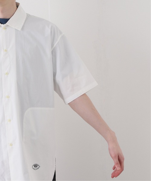 417 EDIFICE（フォーワンセブンエディフィス）の「ライトポプリン タイニーカラーシャツ（シャツ/ブラウス・メンズ・ブラック/ホワイト系その他・MEDIUM/LARGE）」の9枚目の写真