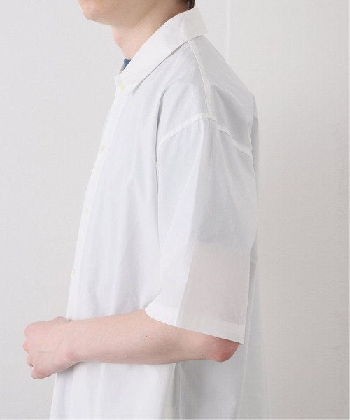 417 EDIFICE（フォーワンセブンエディフィス）の「ライトポプリン タイニーカラーシャツ（シャツ/ブラウス・メンズ・ブラック/ホワイト系その他・MEDIUM/LARGE）」の5枚目の写真