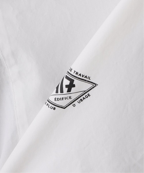 417 EDIFICE（フォーワンセブンエディフィス）の「ライトポプリン タイニーカラーシャツ（シャツ/ブラウス・メンズ・ブラック/ホワイト系その他・MEDIUM/LARGE）」の6枚目の写真