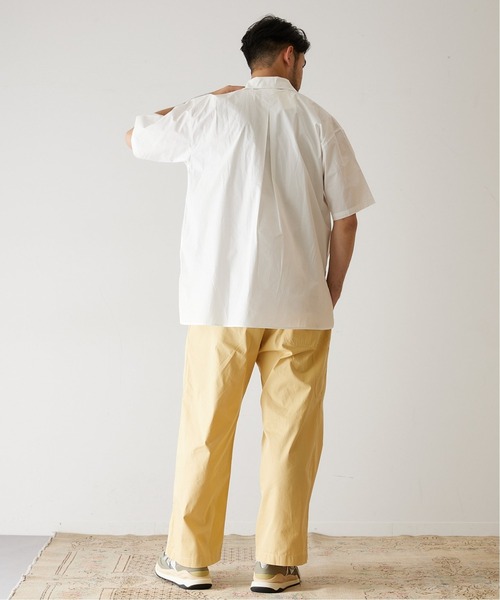 417 EDIFICE（フォーワンセブンエディフィス）の「ライトポプリン タイニーカラーシャツ（シャツ/ブラウス・メンズ・ブラック/ホワイト系その他・MEDIUM/LARGE）」の3枚目の写真