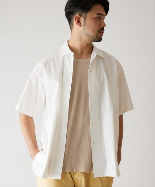 417 EDIFICE（フォーワンセブンエディフィス）の「ライトポプリン タイニーカラーシャツ（シャツ/ブラウス・メンズ・ブラック/ホワイト系その他・MEDIUM/LARGE）」の14枚目の写真