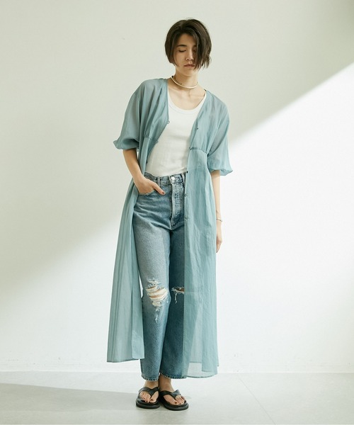 ボリュームスリーブシアーワンピース ワンピース オンラインストア限定商品 Gallardagalante ガリャルダガランテ のワンピース ボリュームスリーブシアーワンピース Ggza0008 を購入できます Gallardagalante Gallardagalante ガリャルダガランテ