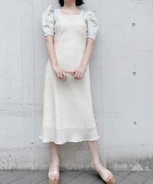 lilLilly | フラワープリントキャミドレス(ワンピース)