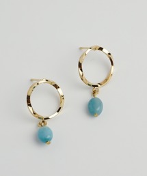 petitcro | ＊petitcro＊　ゴールドサークルピアス(ピアス（両耳用）)