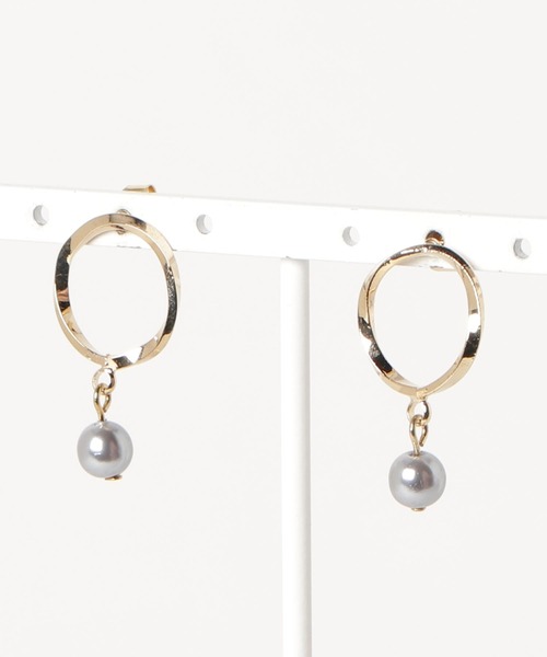 petitcro（プティクロ）の「＊petitcro＊　ゴールドサークルピアス（ピアス（両耳用）・レディース・グレー/グリーン/ホワイト系その他/ブルー/ホワイト系その他2・ONE SIZE）」の12枚目の写真