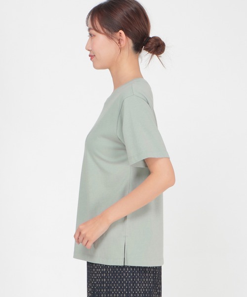 ikka(イッカ)の「ロゴプリントT(Tシャツ/カットソー・レディース・ホワイト/ブラック/オフホワイト/ミント/その他1・S/M/L)」の18枚目の写真