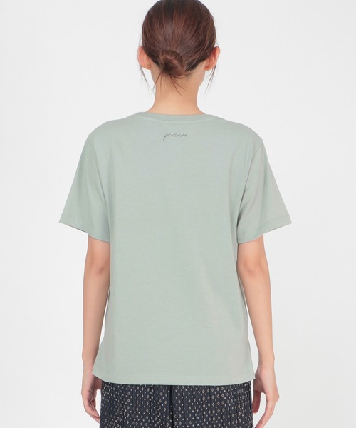 ikka(イッカ)の「ロゴプリントT(Tシャツ/カットソー・レディース・ホワイト/ブラック/オフホワイト/ミント/その他1・S/M/L)」の19枚目の写真