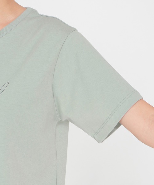 ikka(イッカ)の「ロゴプリントT(Tシャツ/カットソー・レディース・ホワイト/ブラック/オフホワイト/ミント/その他1・S/M/L)」の20枚目の写真