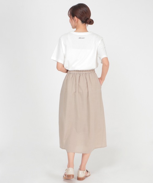 ikka(イッカ)の「ロゴプリントT(Tシャツ/カットソー・レディース・ホワイト/ブラック/オフホワイト/ミント/その他1・S/M/L)」の15枚目の写真