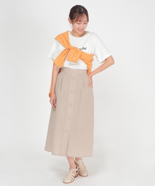 ikka(イッカ)の「ロゴプリントT(Tシャツ/カットソー・レディース・ホワイト/ブラック/オフホワイト/ミント/その他1・S/M/L)」の16枚目の写真