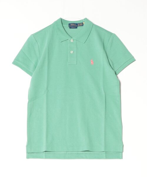 POLO RALPH LAUREN(ポロ ラルフ ローレン)の「クラシック フィット メッシュ ポロシャツ(ポロシャツ・レディース・グリーン・XS/L/XL/S/M)」の4枚目の写真