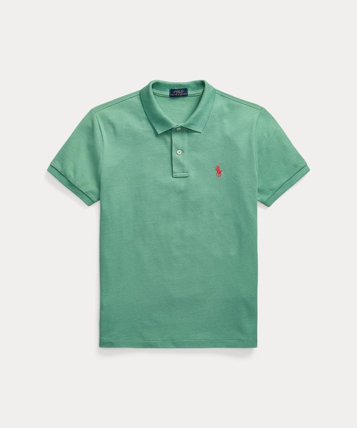 POLO RALPH LAUREN(ポロ ラルフ ローレン)の「クラシック フィット メッシュ ポロシャツ(ポロシャツ・レディース・グリーン・XS/L/XL/S/M)」の6枚目の写真