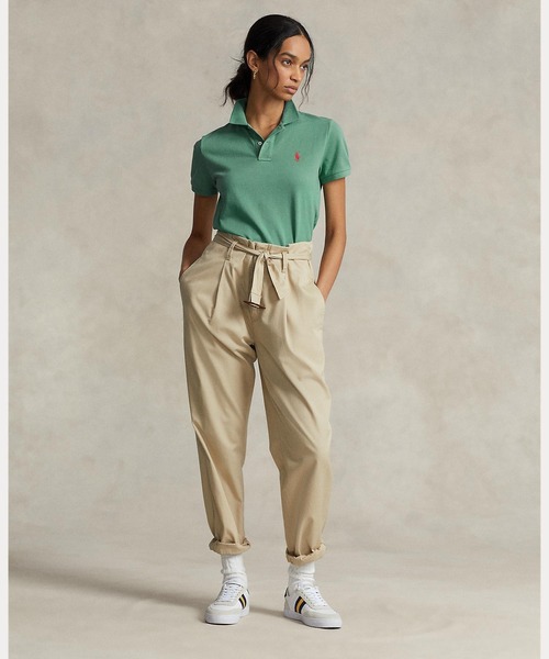 POLO RALPH LAUREN(ポロ ラルフ ローレン)の「クラシック フィット メッシュ ポロシャツ(ポロシャツ・レディース・グリーン・XS/L/XL/S/M)」の7枚目の写真