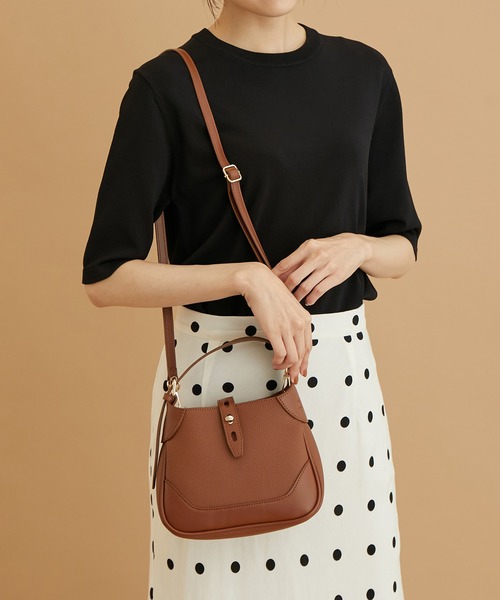 ROPE' PICNIC（ロペピクニック）の「ワンハンドルラウンドコンパクトショルダーバッグ（ショルダーバッグ・レディース・ブラック/ブラウン/ホワイト系その他6・FREE）」の6枚目の写真