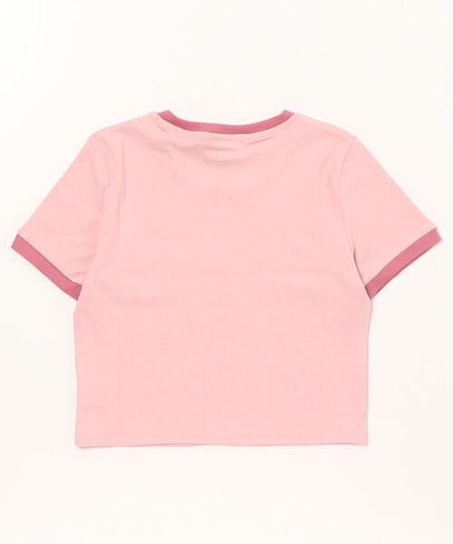 Auntie Rosa(アンティローザ)の「リブカラーチビTシャツ(Tシャツ/カットソー・レディース・ホワイト/ピンク・FREE)」の11枚目の写真