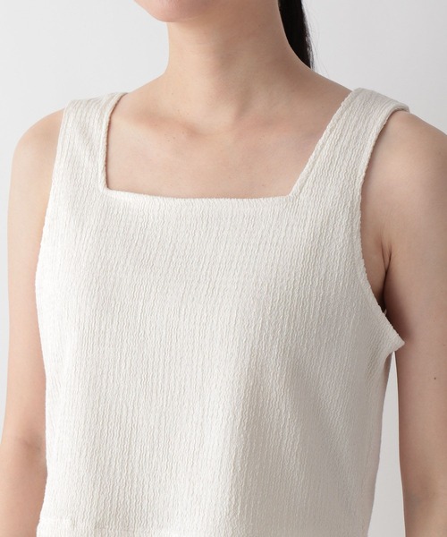 LOWRYS FARM（ローリーズファーム）の「シャーリングスクエアビスチェ　347264（その他トップス・レディース・ブラック/ブルー/アイボリー/ボルドー・FREE）」の17枚目の写真