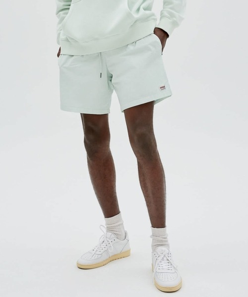 Guess（ゲス）の「GUESS Originals Nylon Shorts（その他パンツ・メンズ・ブラック/ライトグリーン/イエロー・MEDIUM/LARGE/SMALL/X-LARGE）」の3枚目の写真