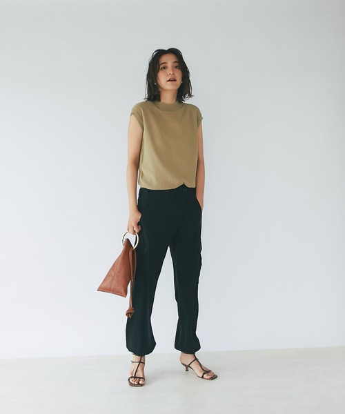 RIVE DROITE（リヴドロワ）の「ドロストカーゴパンツ（カーゴパンツ・レディース・ブラック/カーキ・FREE）」の17枚目の写真