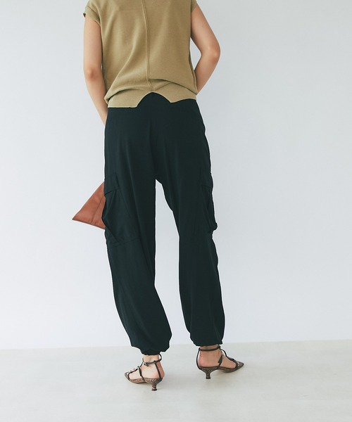 RIVE DROITE（リヴドロワ）の「ドロストカーゴパンツ（カーゴパンツ・レディース・ブラック/カーキ・FREE）」の22枚目の写真